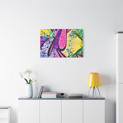 Abstract Pop Art Canvas Print