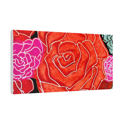 Bold Rose Floral Canvas Print