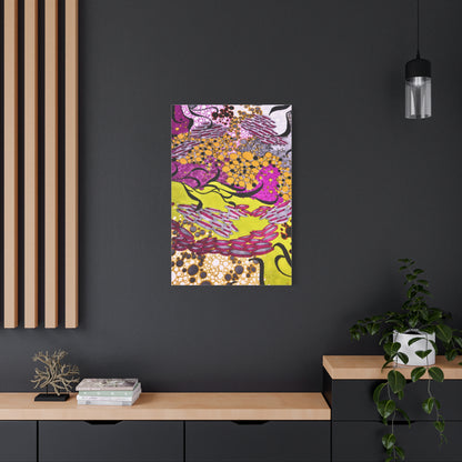 Vibrant Yellow & Magenta Wall Art