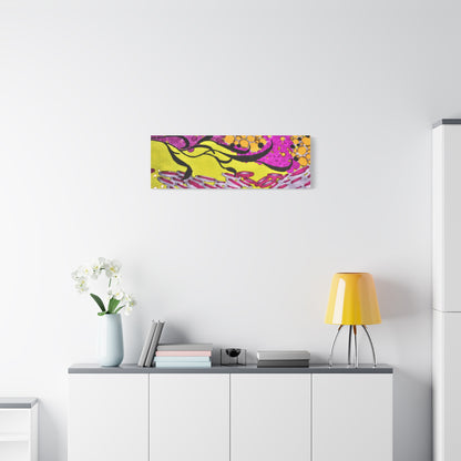 Vibrant Yellow & Magenta Wall Art