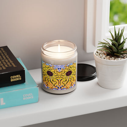 Sunburst Floral Soy Candle