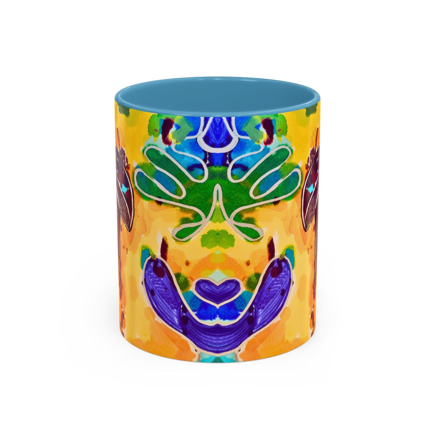 Mug - Colorful Psychedelic Mushroom Accent Coffee Mug (11/15oz)