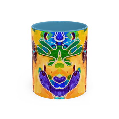 Mug - Colorful Psychedelic Mushroom Accent Coffee Mug (11/15oz)