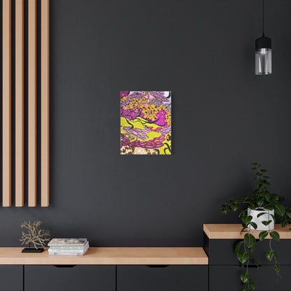 Vibrant Yellow & Magenta Wall Art