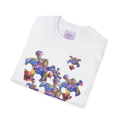 Puzzle Piece Galaxy T-Shirt
