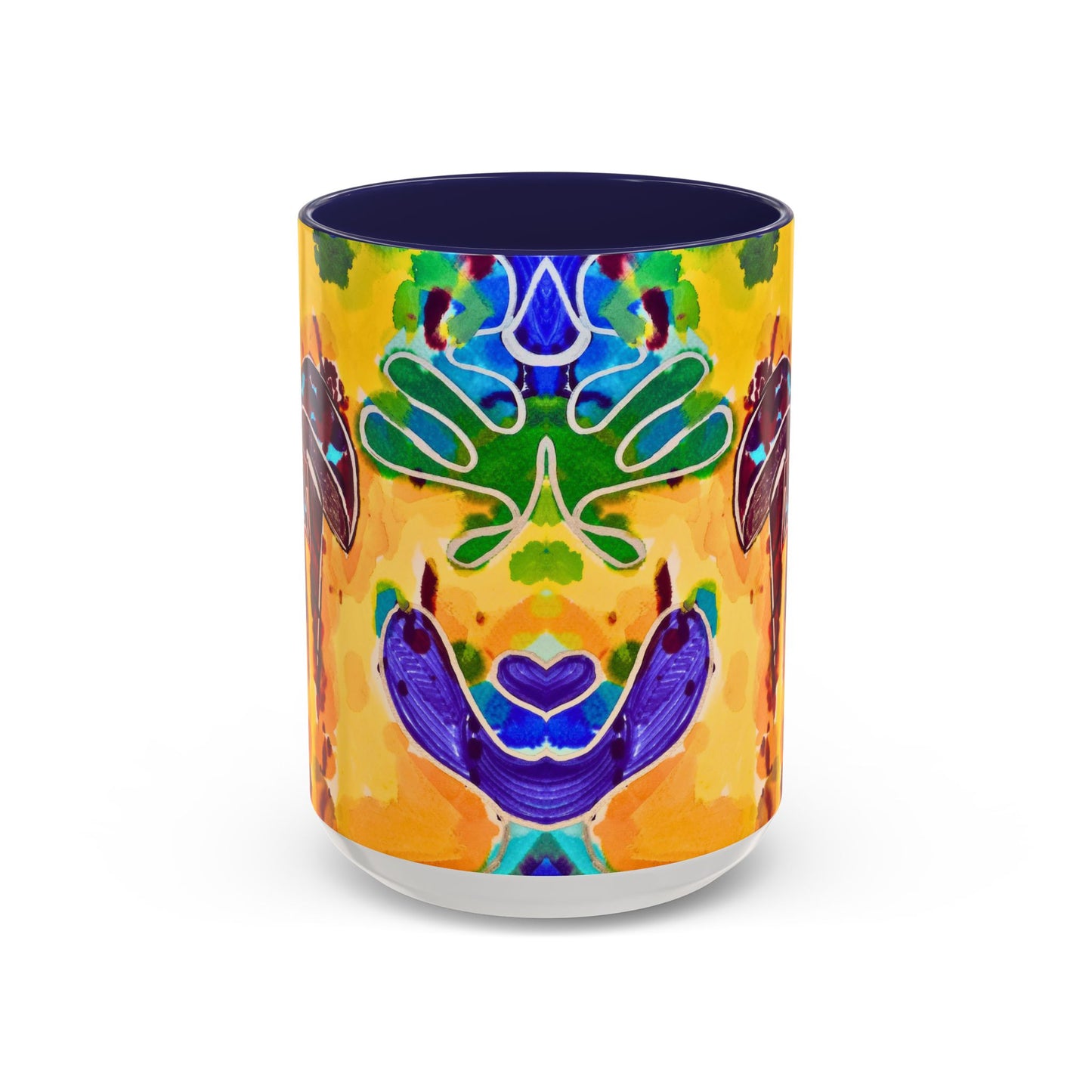 Mug - Colorful Psychedelic Mushroom Accent Coffee Mug (11/15oz)
