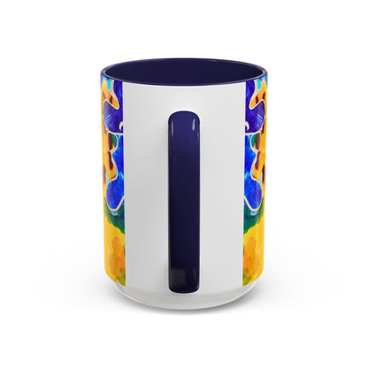 Mug - Colorful Psychedelic Mushroom Accent Coffee Mug (11/15oz)