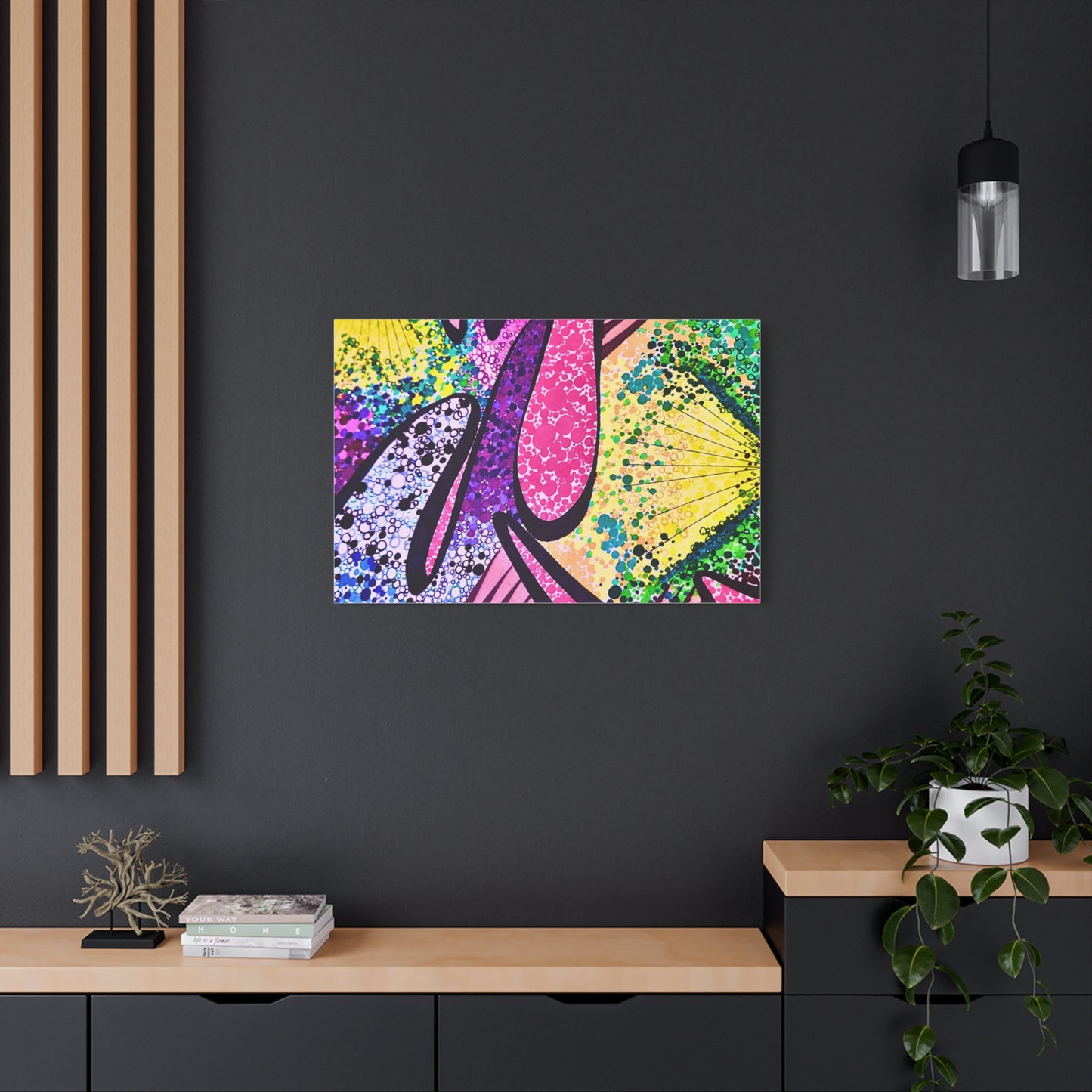 Abstract Pop Art Canvas Print