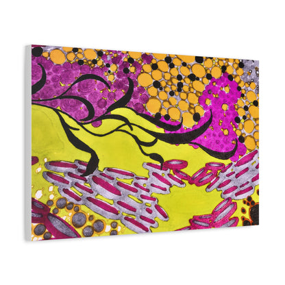 Vibrant Yellow & Magenta Wall Art