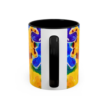 Mug - Colorful Psychedelic Mushroom Accent Coffee Mug (11/15oz)