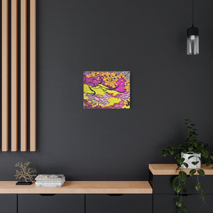 Vibrant Yellow & Magenta Wall Art