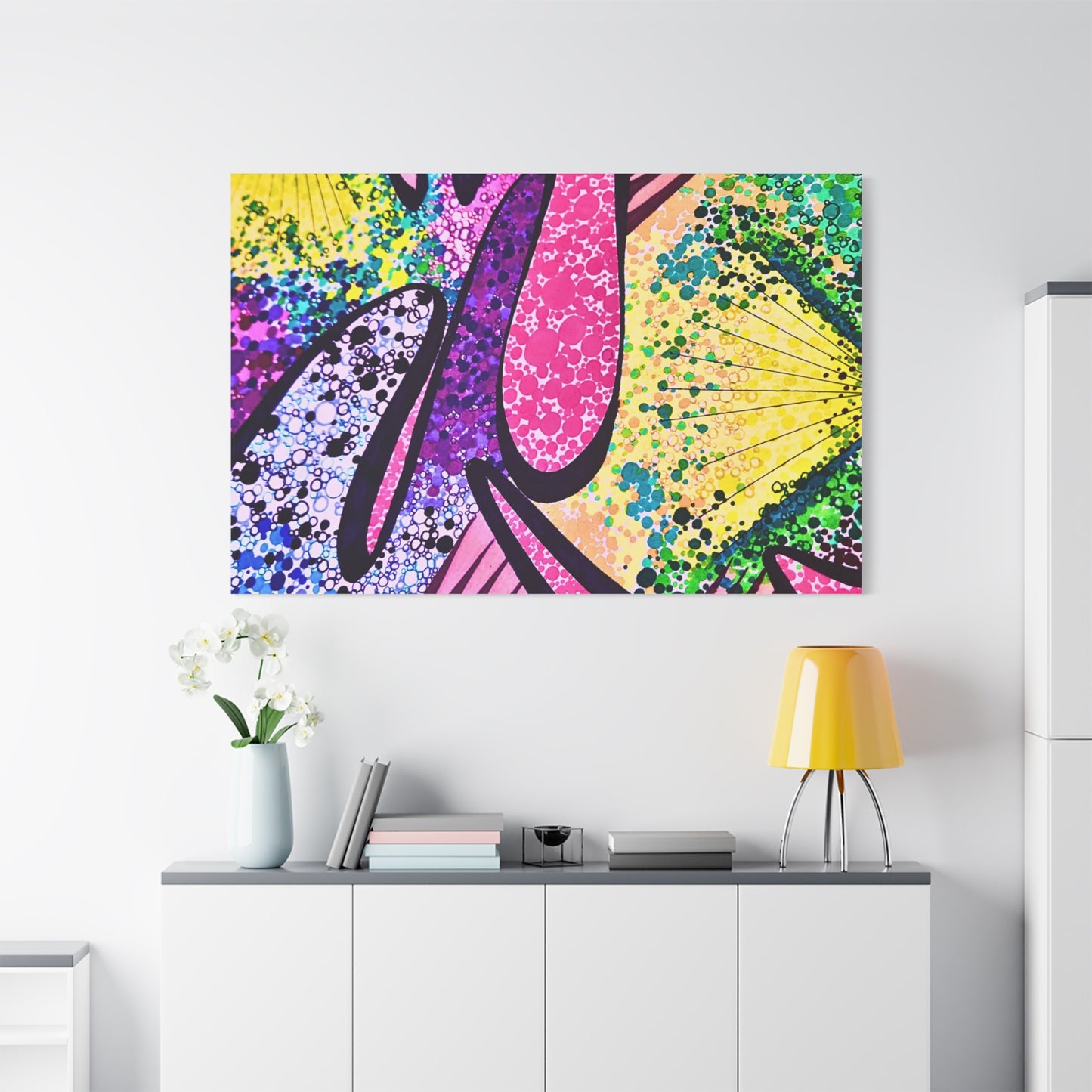 Abstract Pop Art Canvas Print