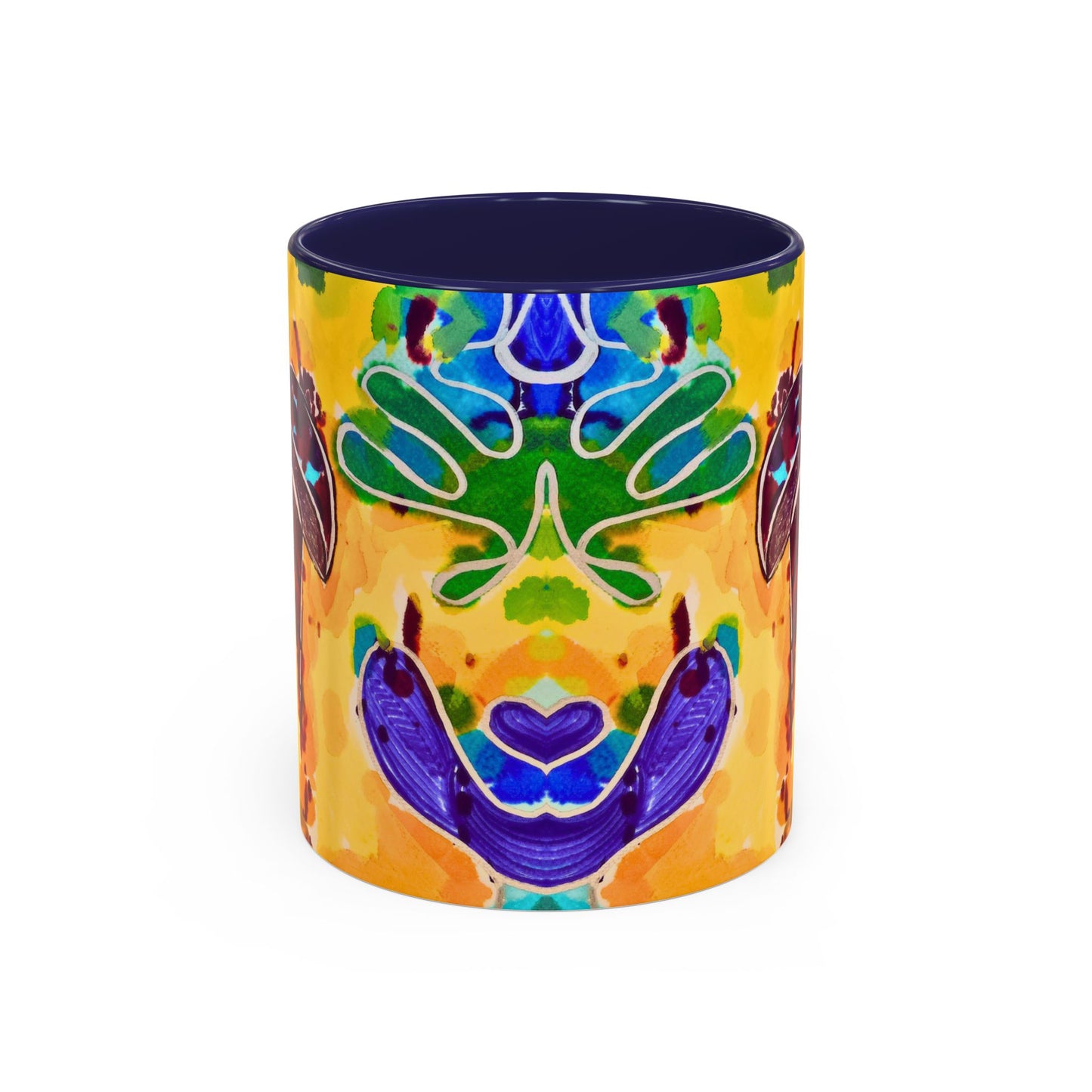 Mug - Colorful Psychedelic Mushroom Accent Coffee Mug (11/15oz)