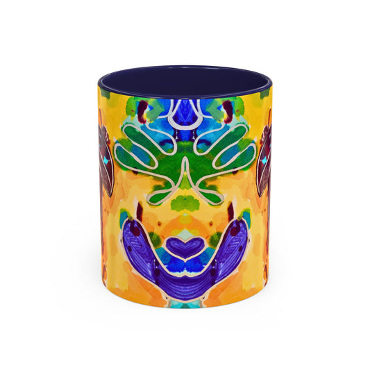 Mug - Colorful Psychedelic Mushroom Accent Coffee Mug (11/15oz)