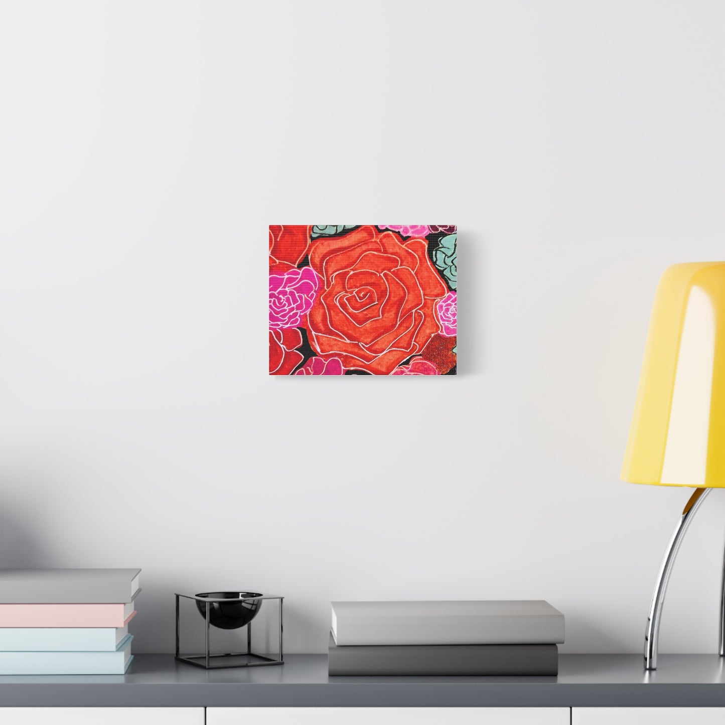 Bold Rose Floral Canvas Print