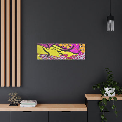 Vibrant Yellow & Magenta Wall Art