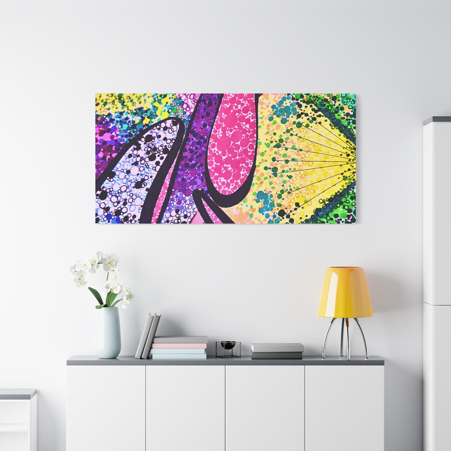 Abstract Pop Art Canvas Print
