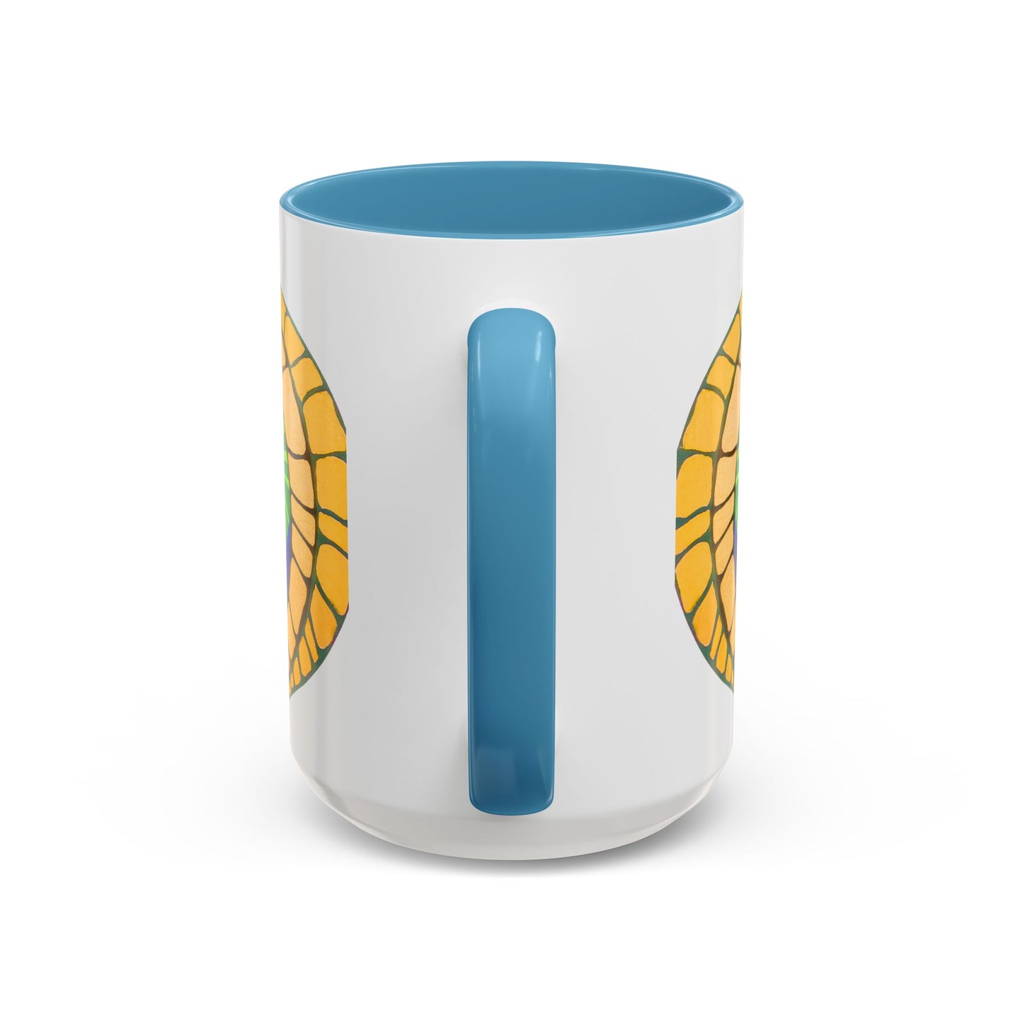 Psychedelic Spiral Accent Coffee Mug – Colorful Abstract Art 11/15oz