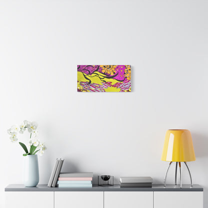 Vibrant Yellow & Magenta Wall Art