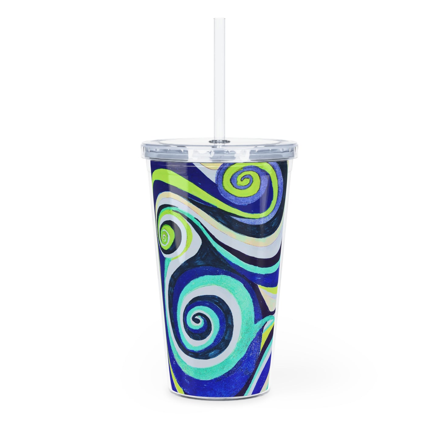 Plastic Tumbler Spiral Design