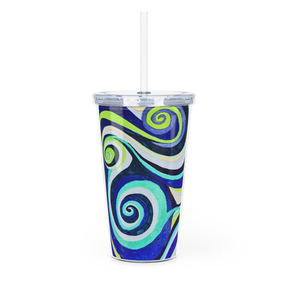 Plastic Tumbler Spiral Design