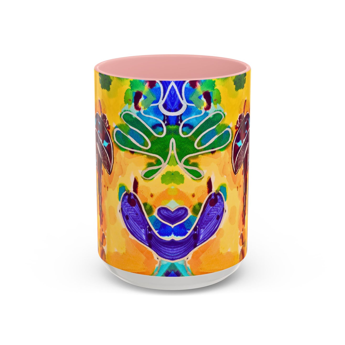 Mug - Colorful Psychedelic Mushroom Accent Coffee Mug (11/15oz)