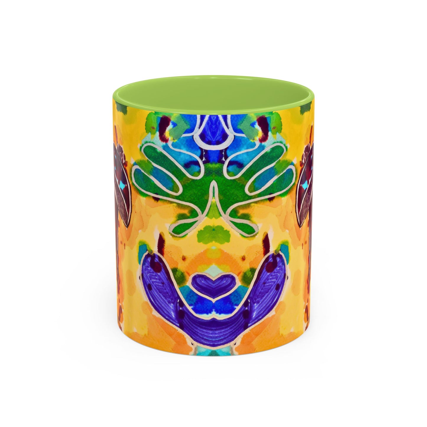 Mug - Colorful Psychedelic Mushroom Accent Coffee Mug (11/15oz)