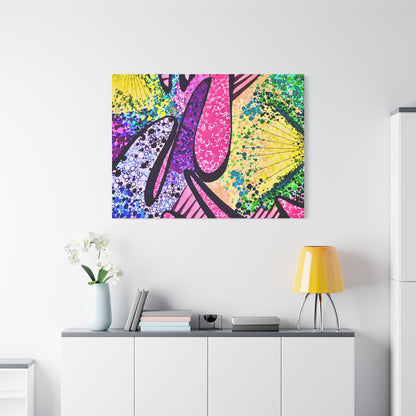 Abstract Pop Art Canvas Print