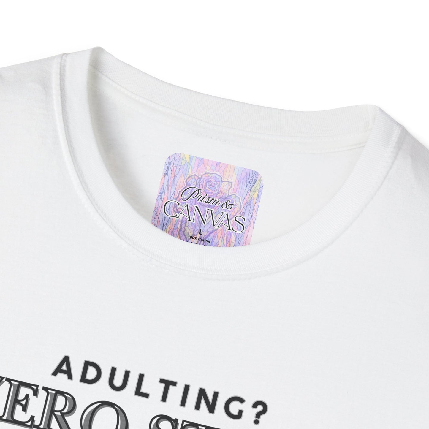 Adulting Zero Stars Graphic T-Shirt
