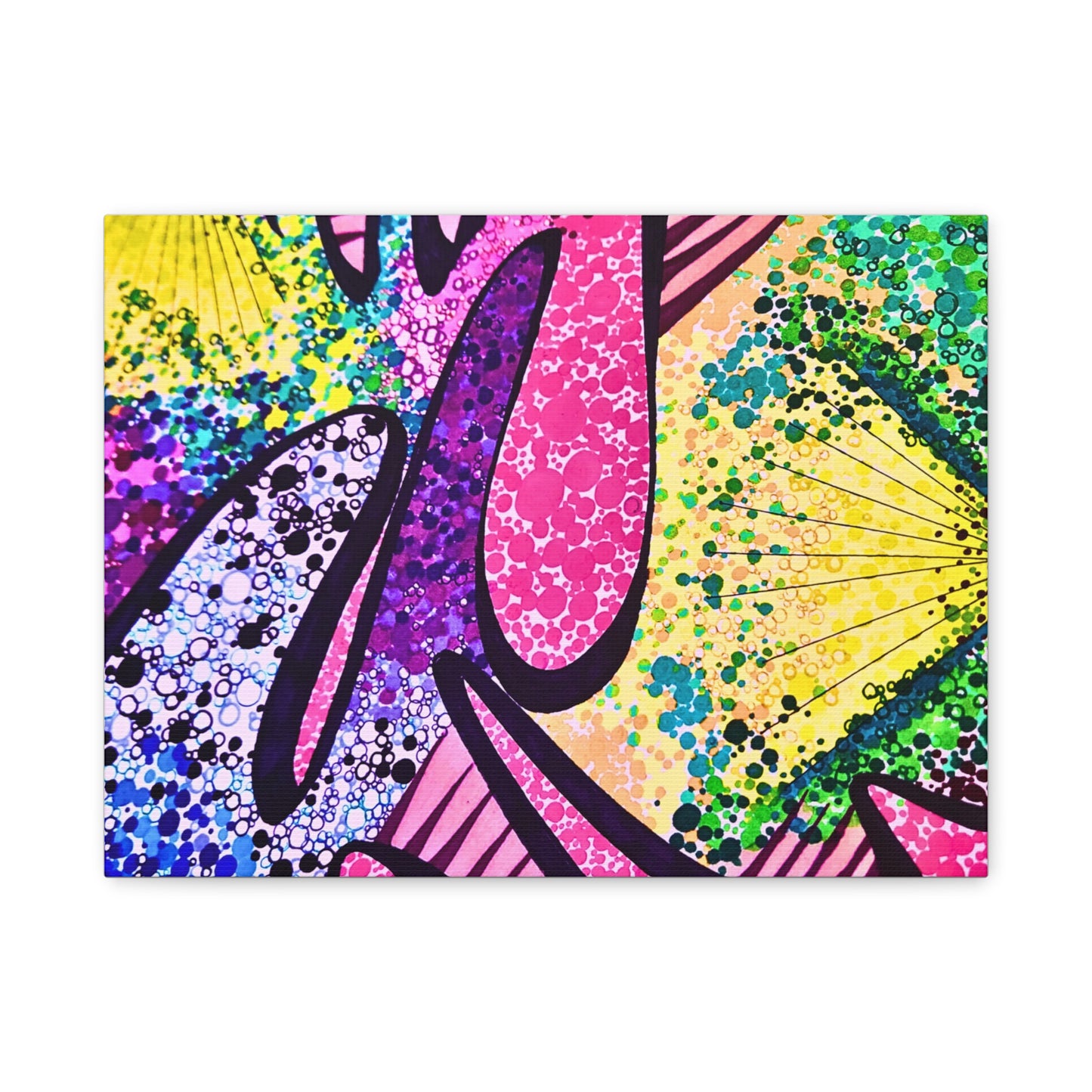 Abstract Pop Art Canvas Print