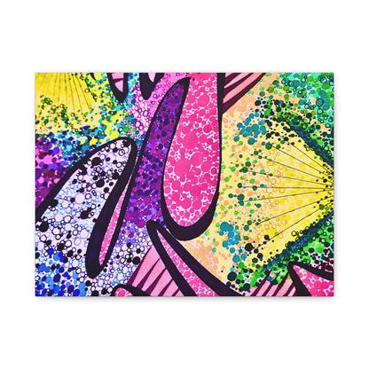 Abstract Pop Art Canvas Print