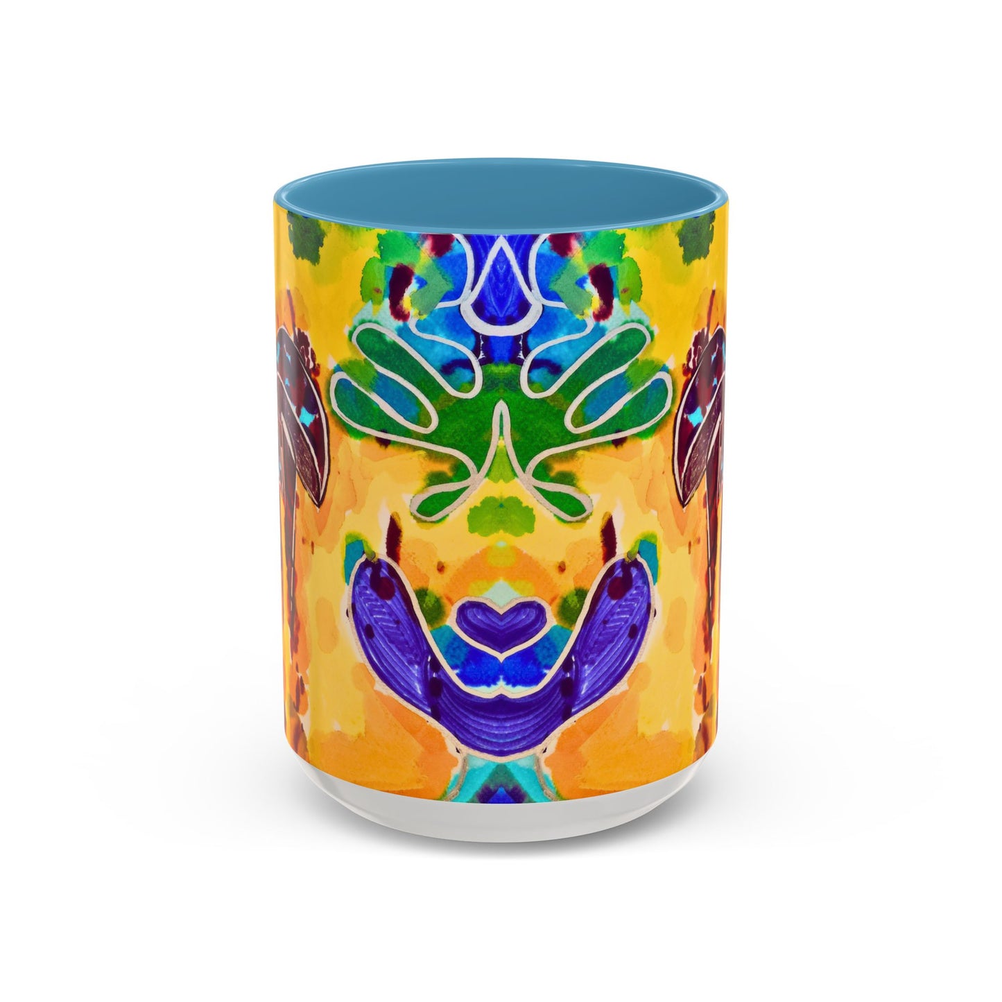 Mug - Colorful Psychedelic Mushroom Accent Coffee Mug (11/15oz)