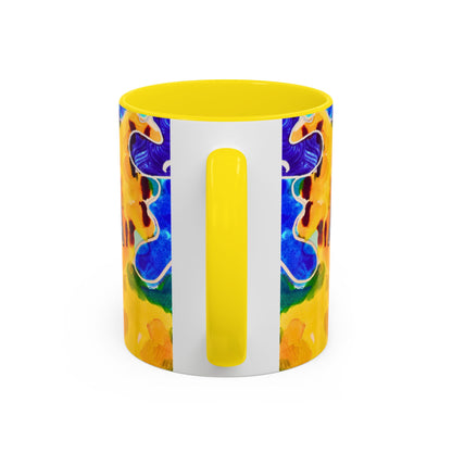 Mug - Colorful Psychedelic Mushroom Accent Coffee Mug (11/15oz)