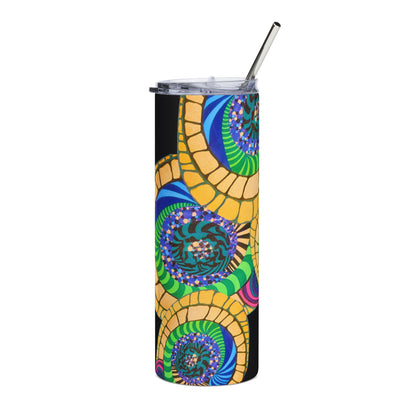 Spiral Mosaic Stainless Tumbler