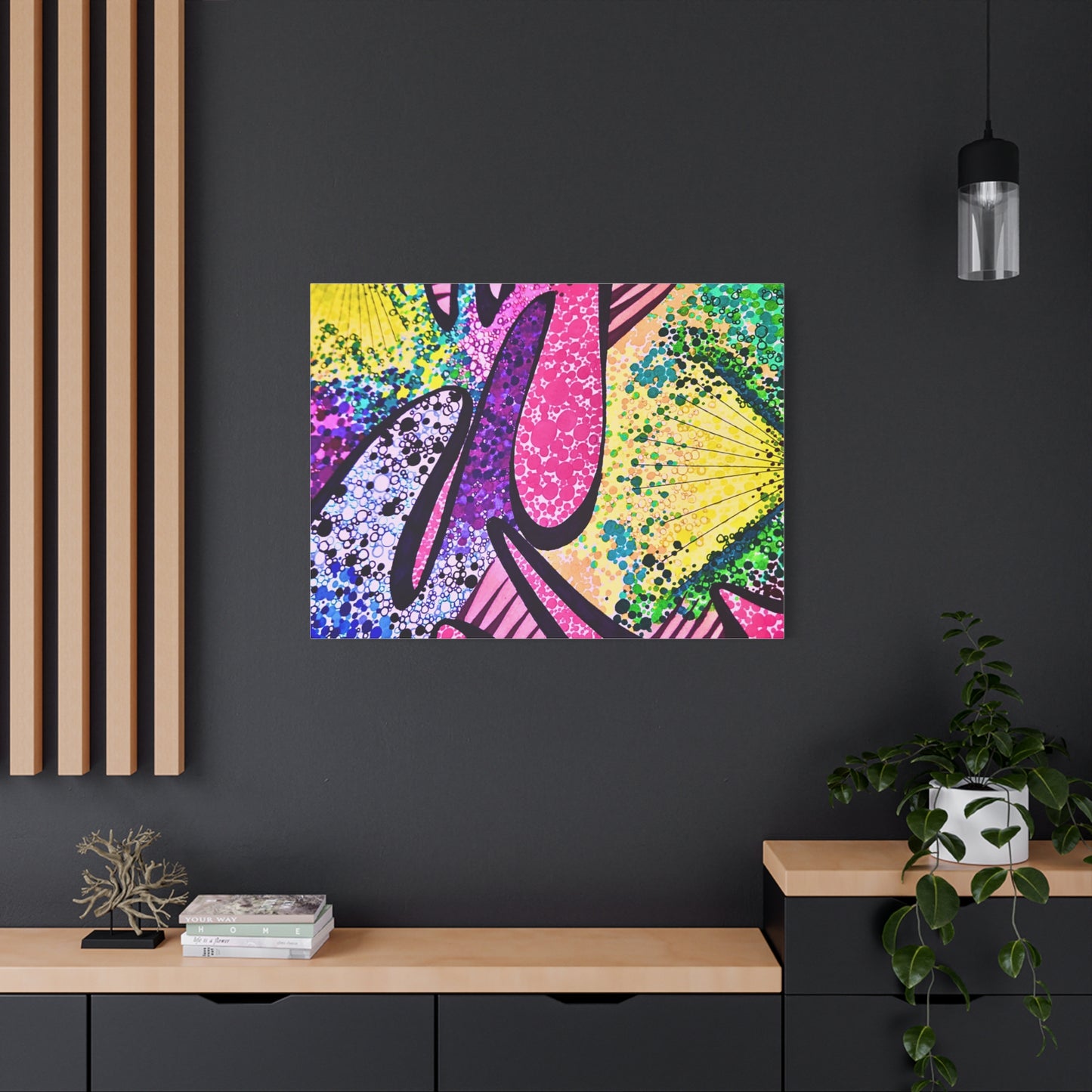 Abstract Pop Art Canvas Print