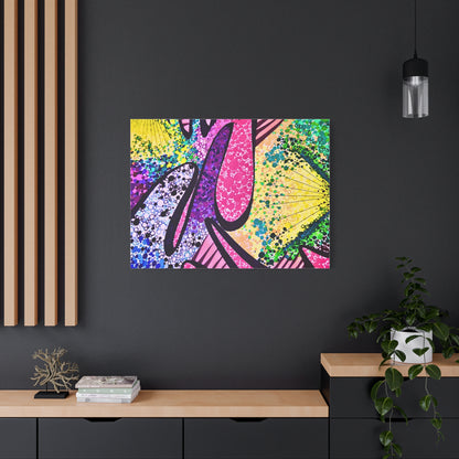 Abstract Pop Art Canvas Print
