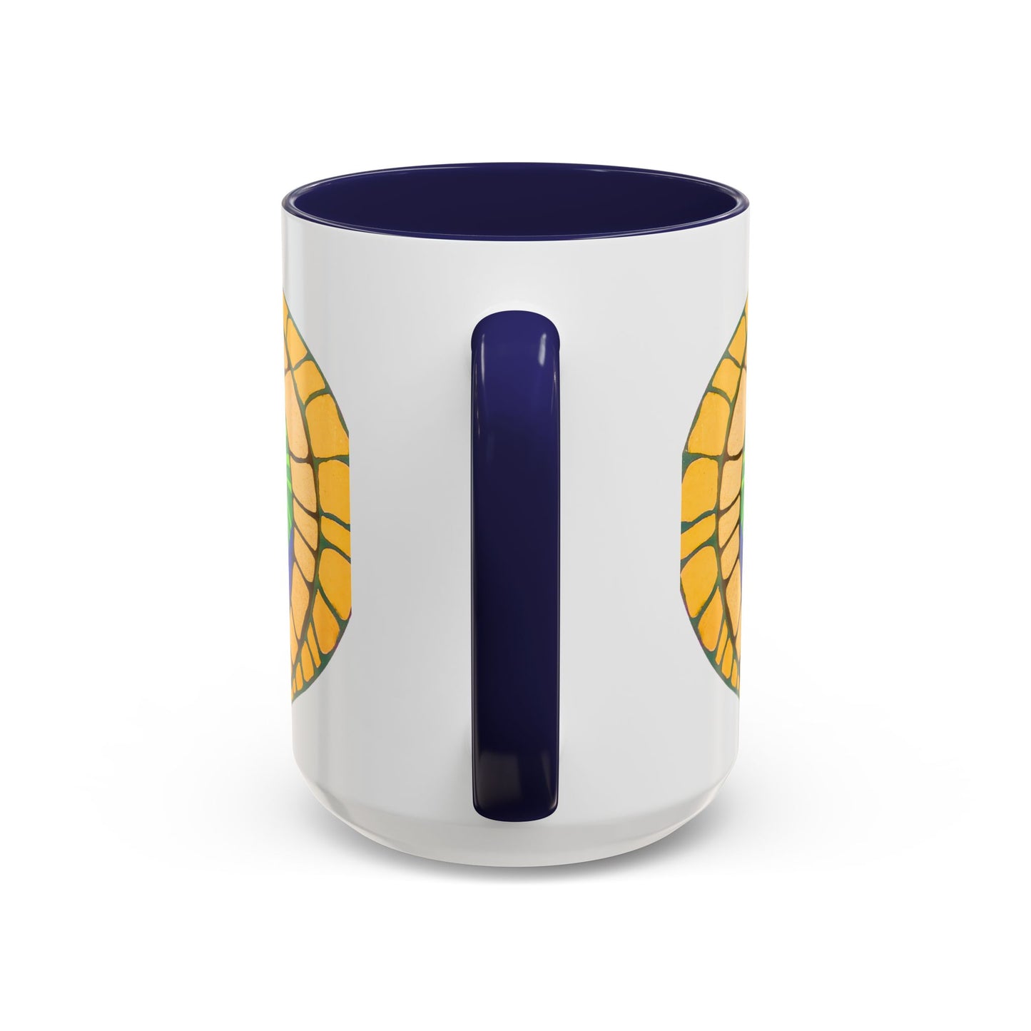 Psychedelic Spiral Accent Coffee Mug – Colorful Abstract Art 11/15oz