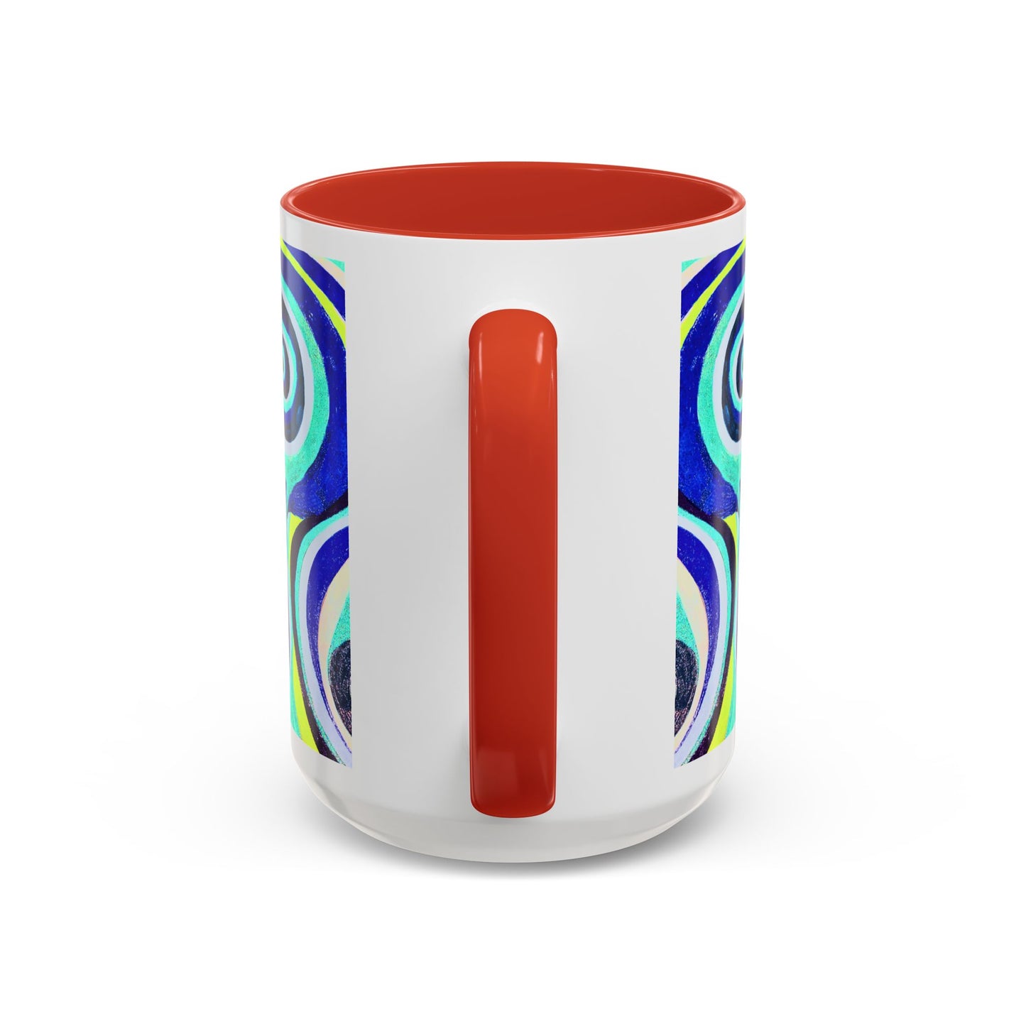 Abstract Swirl Accent Coffee Mug