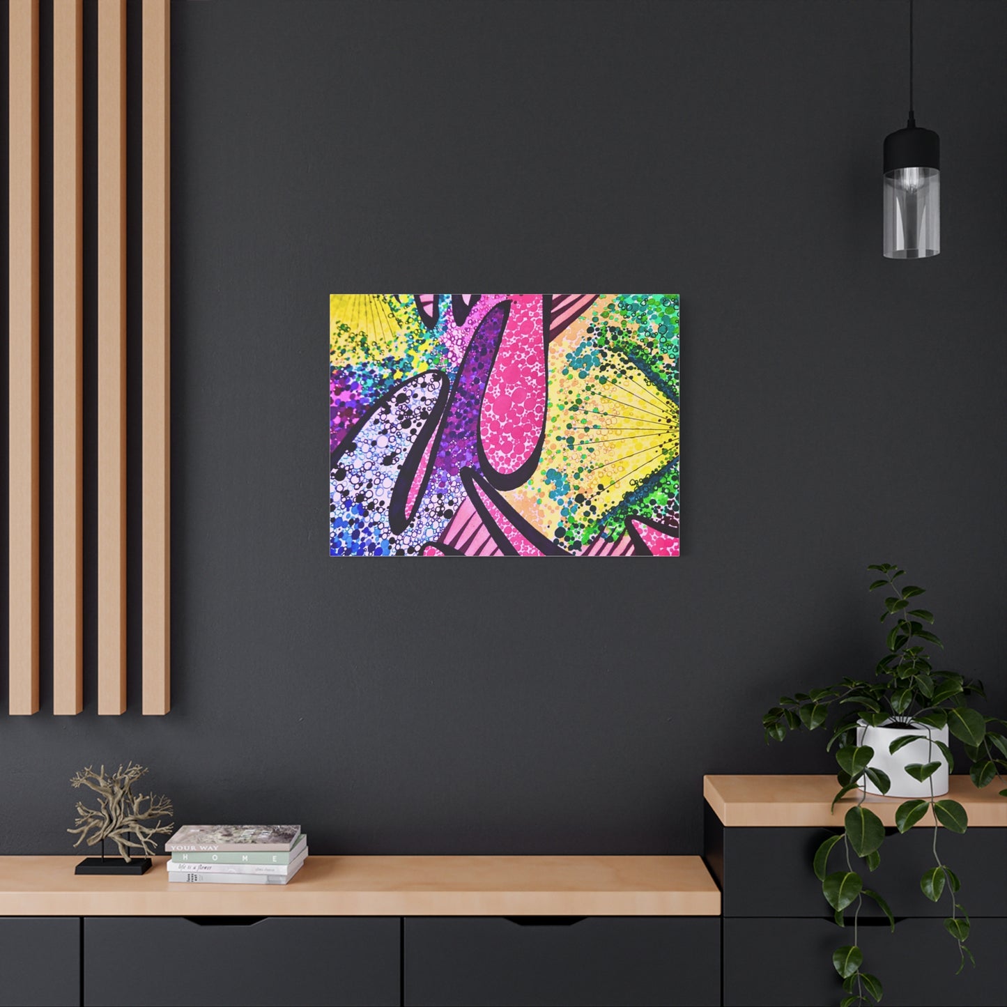 Abstract Pop Art Canvas Print