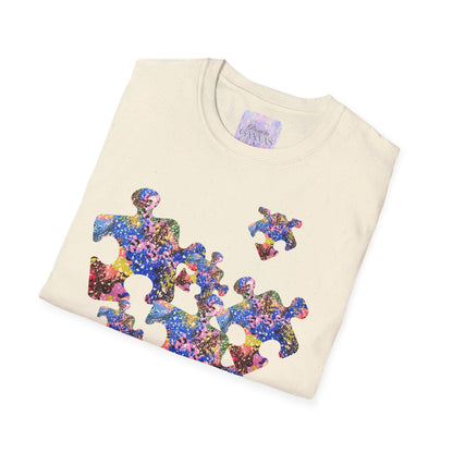 Puzzle Piece Galaxy T-Shirt