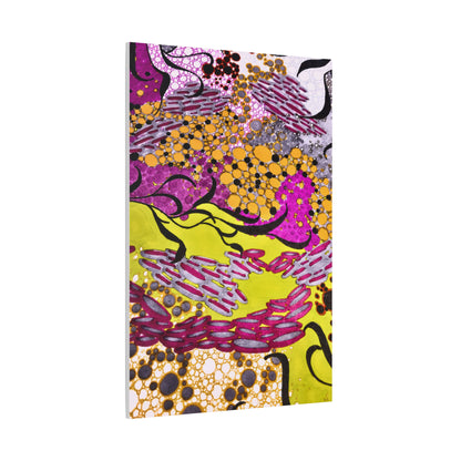 Vibrant Yellow & Magenta Wall Art