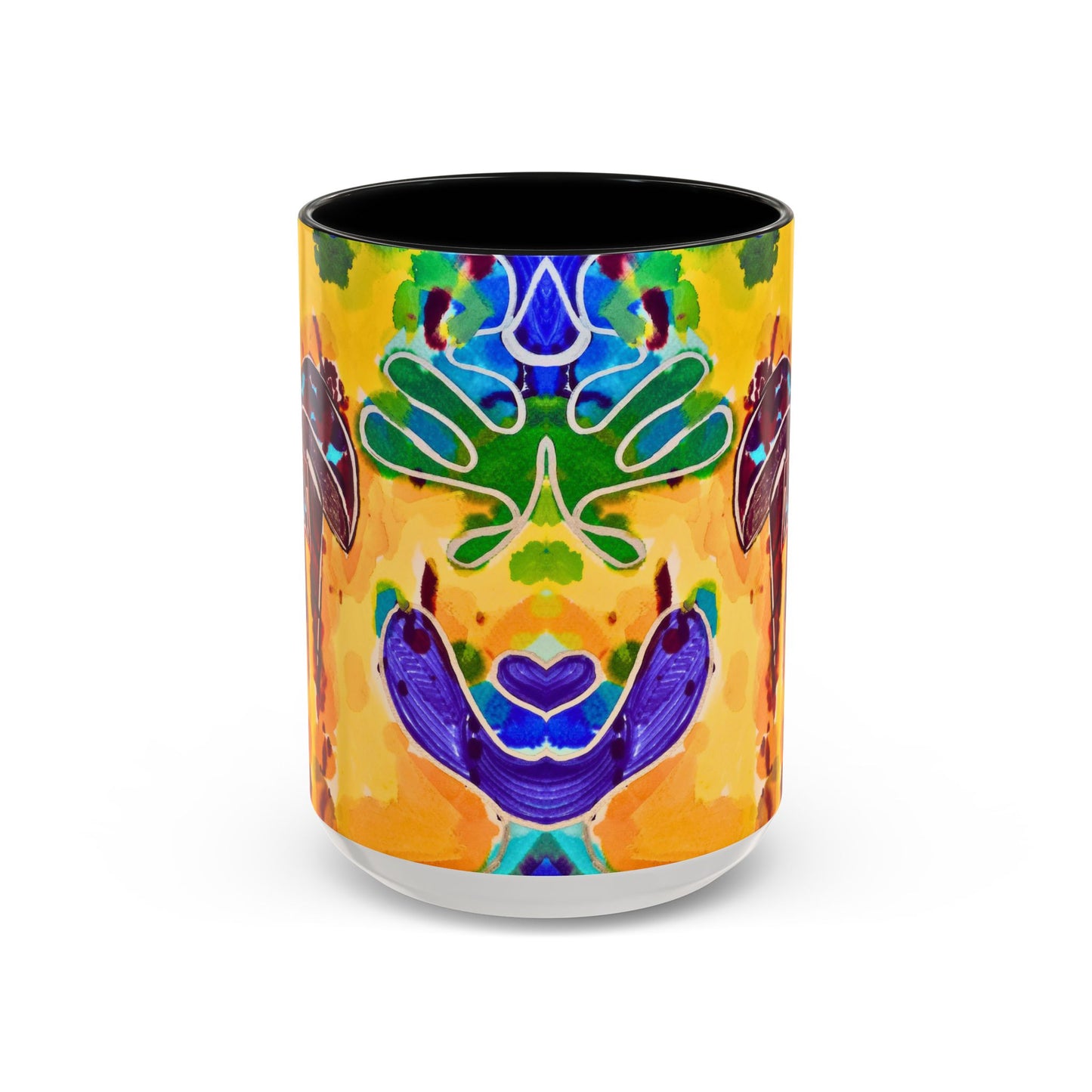 Mug - Colorful Psychedelic Mushroom Accent Coffee Mug (11/15oz)