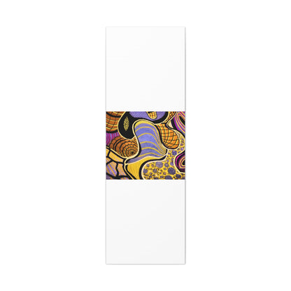 Abstract Gold & Purple Canvas Art