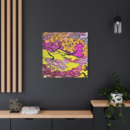 Vibrant Yellow & Magenta Wall Art