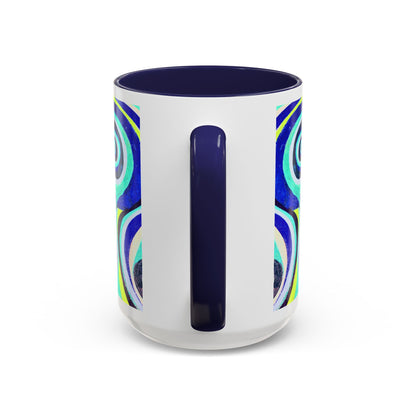 Abstract Swirl Accent Coffee Mug