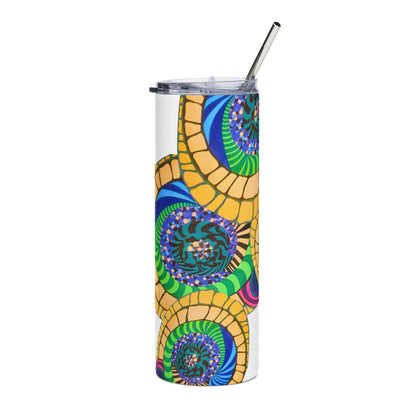Spiral Mosaic Stainless Tumbler