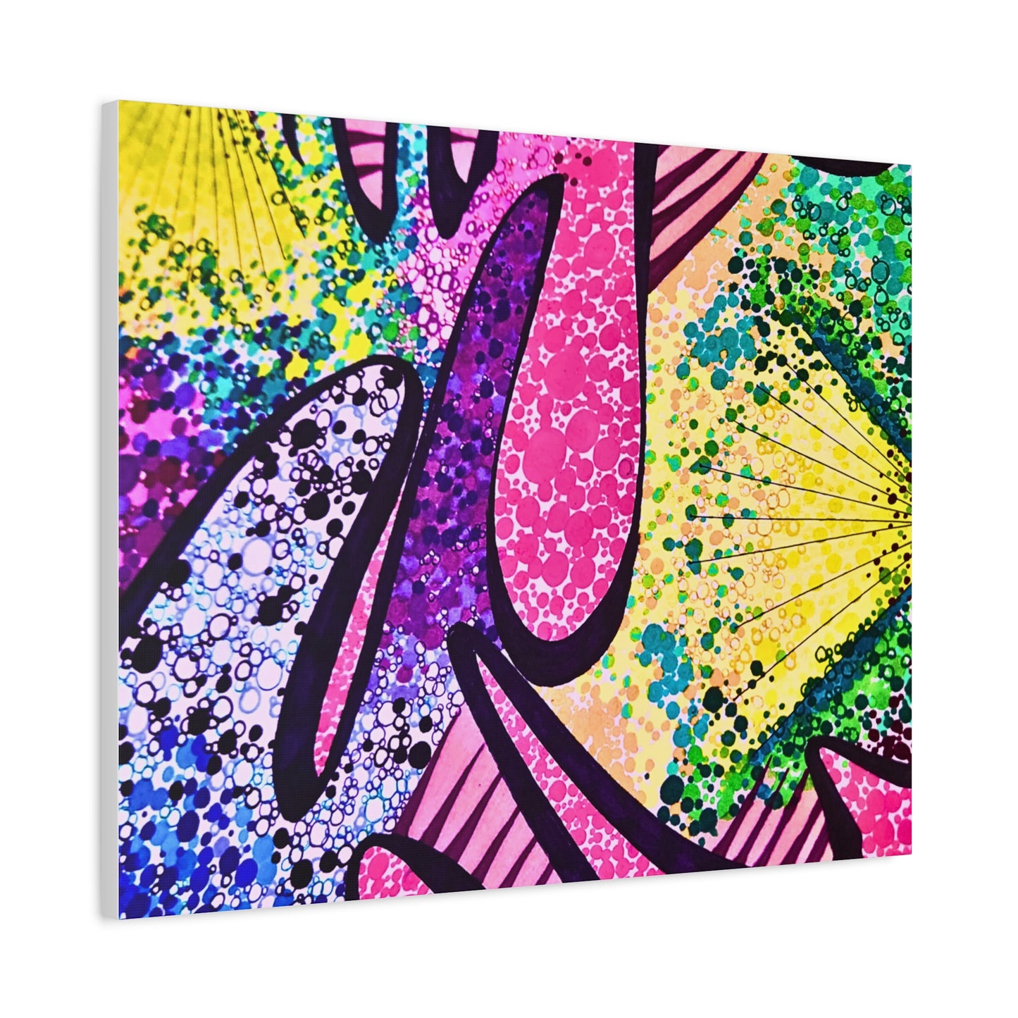 Abstract Pop Art Canvas Print