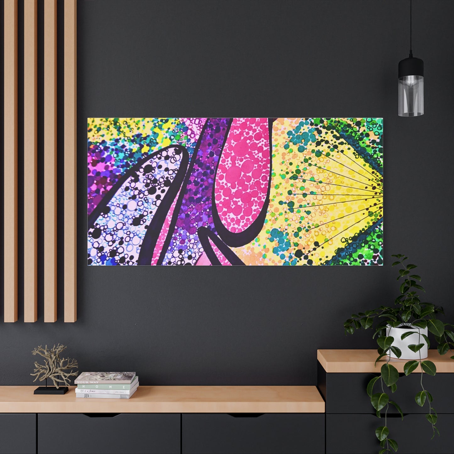 Abstract Pop Art Canvas Print