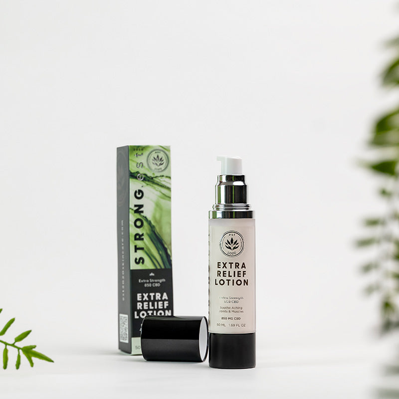 Look for the STRONG.est, FAST.est, DEEP.est pain relief! The STRONG.est Deep Relief line of pain relief lotions by .est 2020 Luxury Skincare. Our Extra Relief Lotion features 850 mg of full spectrum cannabidiol to reduce pain and inflammation.
